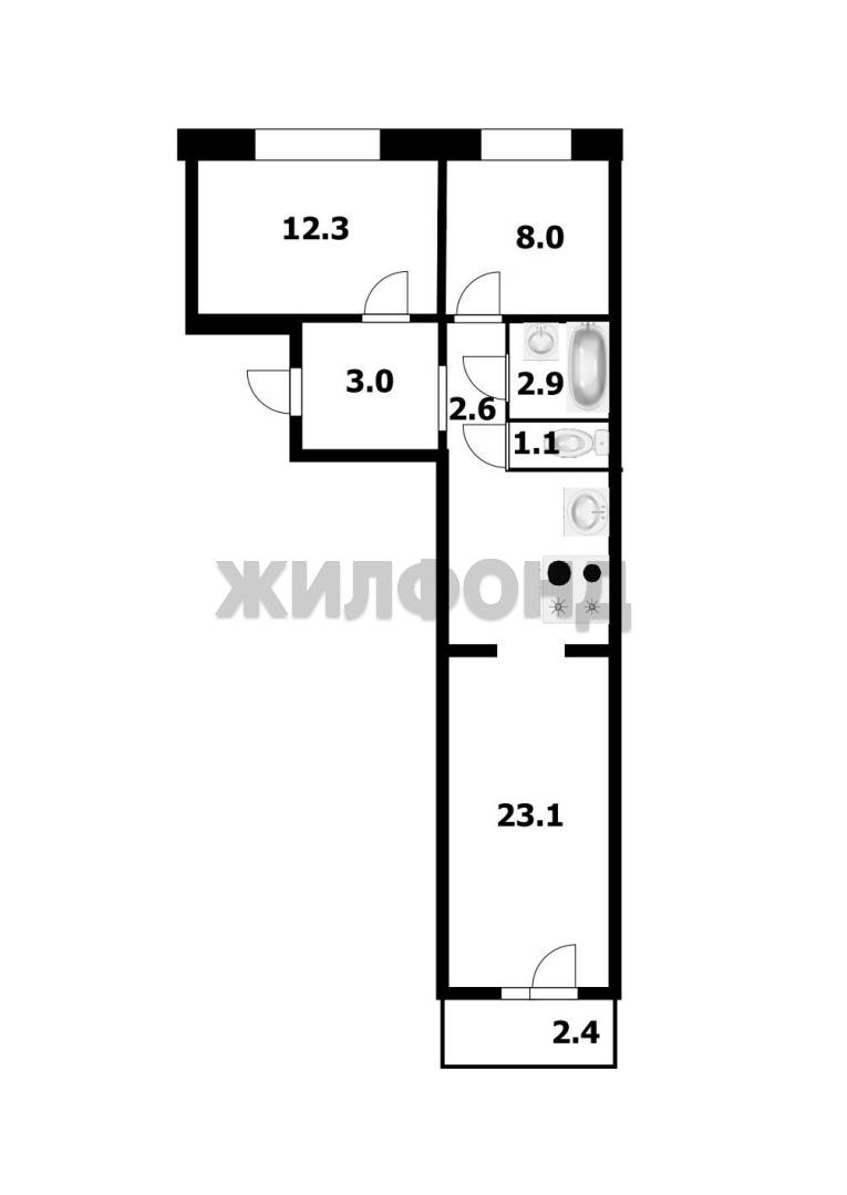 Виктора Шевелева, 26, 3-комнатная квартира